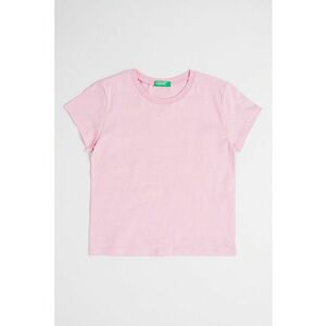 Tricou uni de bumbac imagine