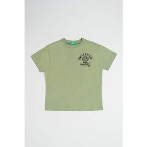 Tricou de bumbac cu imprimeu logo imagine