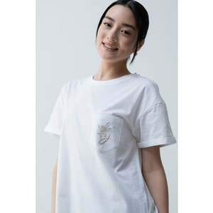 Tricou din bumbac cu logo imagine