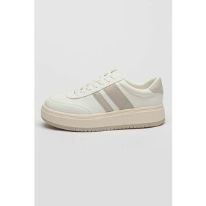 Pantofi sport low-cut de piele ecologica cu platforma Navida imagine