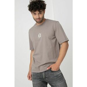 Tricou cu logo si decolteu la baza gatului imagine