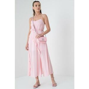 Rochie fara maneci cu slituri frontale imagine