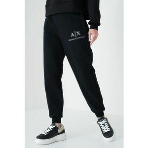 Pantaloni de trening cu talie medie si buzunare laterale imagine