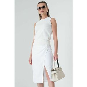 Bluza fara maneci cu decolteu la baza gatului imagine