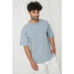 Tricou din bumbac cu decolteu la baza gatului Docku imagine