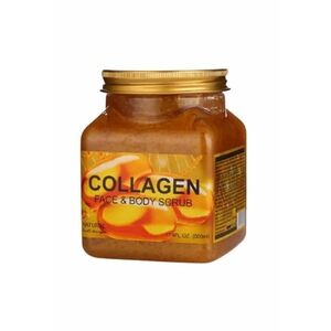 Scrub Natural pentru Fata si Corp - Collagen Face & Body - 350 ml imagine
