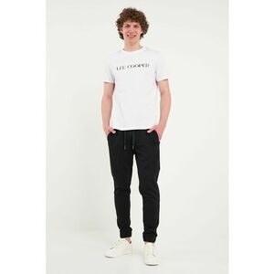Pantaloni sport uni cu snur in talie imagine