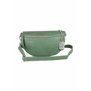 Borseta din piele cu aspect de piele de crocodil imagine