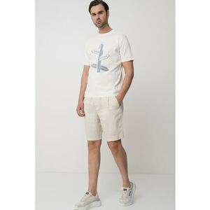 Tricou de bumbac cu imprimeu grafic si text imagine