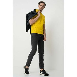 Tricou regular fit cu decolteu la baza gatului imagine