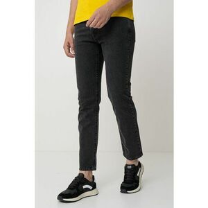Blugi slim fit cu aspect decolorat imagine