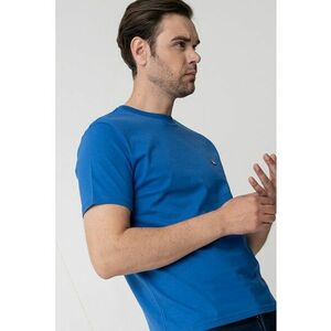 Tricou regular fit cu decolteu la baza gatului imagine