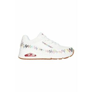 Pantofi sport din piele ecologica cu model Uno imagine