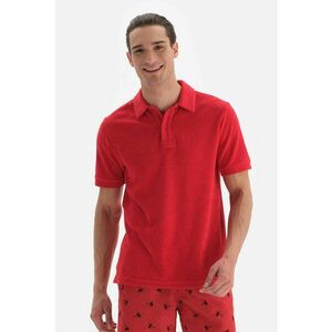 Tricou polo cu fenta cu nasturi imagine