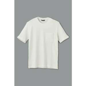 Tricou uni din bumbac cu buzunar aplicat pe piept imagine