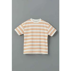 Tricou cu decolteu la baza gatului si model in dungi imagine