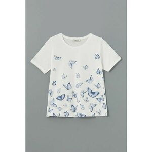 Tricou cu decolteu rotund si model imagine