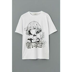 Tricou din bumbac cu imprimeu desene animate imagine