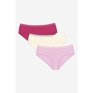 Set de chiloti hipster cu model uni - 3 Perechi imagine