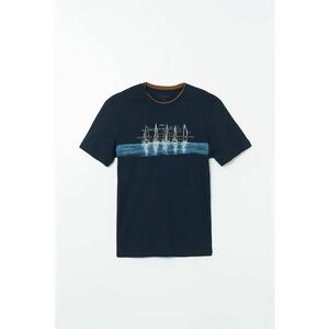 Tricou de bumbac cu model grafic imagine