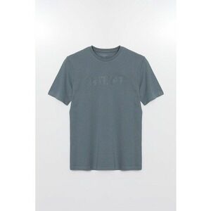 Tricou de bumbac cu imprimeu text imagine