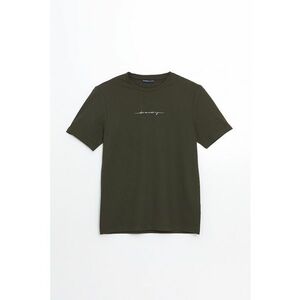 Tricou regular fit cu decolteu la baza gatului imagine