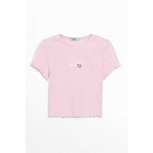 Tricou cu terminatie valurita imagine