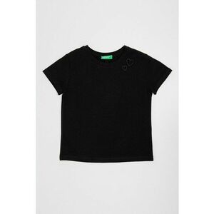 Tricou din amestec de bumbac cu detalii brodate imagine