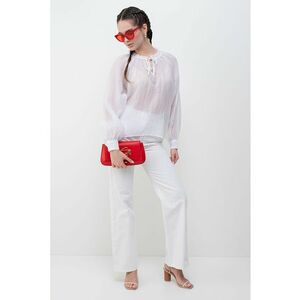 Bluza din amestec de lyocell imagine