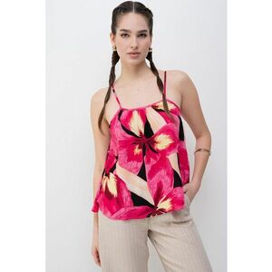 Tricou cu imprimeu floral imagine