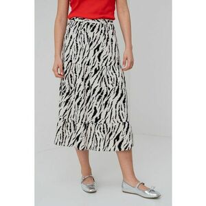 Fusta lunga cu animal print si talie elastica imagine