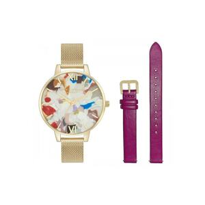 Ceas Dama - Pop Art OBGSET153 - Set cu Bratara suplimentara imagine