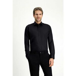 Camasa slim-fit cu model uni imagine