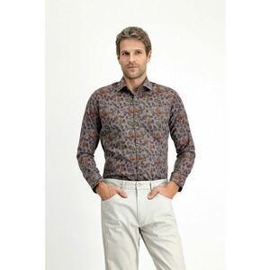 Camasa cu maneci lungi si model floral imagine