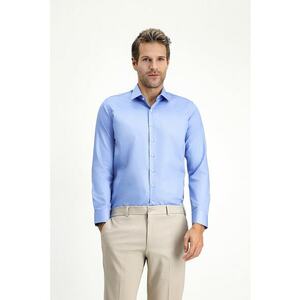 Camasa slim-fit cu model uni imagine