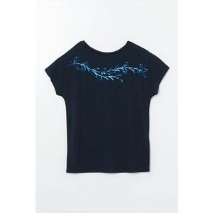 Tricou cu detaliu cu paiete imagine