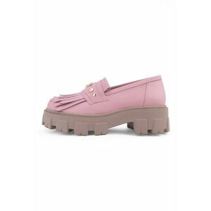 Pantofi loafer din piele cu detalii cu franjuri Astra imagine