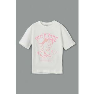 Tricou de bumbac cu imprimeu imagine