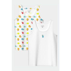 Set de maiouri din bumbac cu imprimeu - 2 piese imagine
