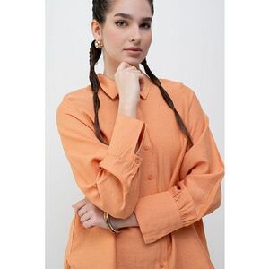 Camasa relaxed fit din amestec de in imagine