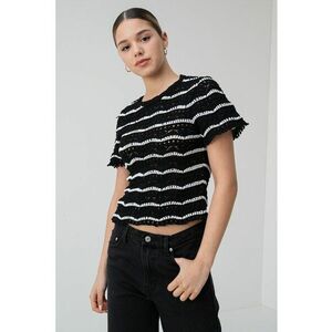 Bluza de crosetata cu maneci scurte imagine