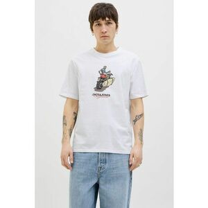 Tricou din bumbac cu imprimeu cu craniu imagine