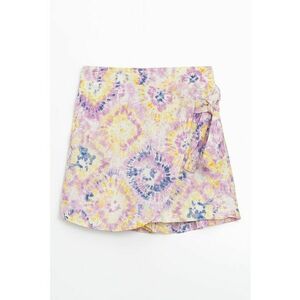Pantaloni scurti supradimensionati cu model tie dye imagine