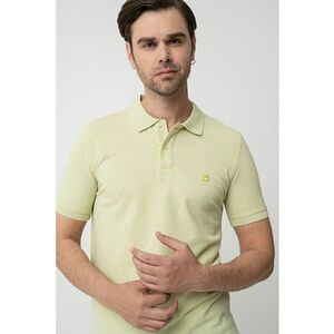 Tricou polo cu logo discret imagine