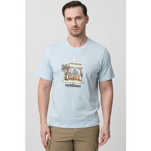 Tricou din bumbac cu imprimeu cu craniu imagine
