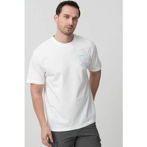 Tricou de bumbac organic cu imprimeu pe piept imagine