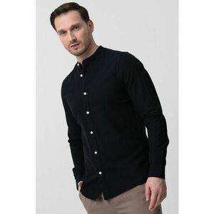 Camasa regular fit cu guler Mao imagine