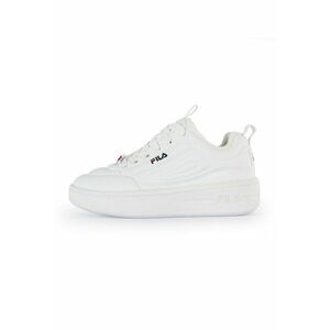 Pantofi sport din piele ecologica cu talpa flatform si logo Superbubble imagine