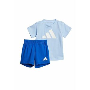 Set de pantaloni scurti si tricou cu imprimeu logo imagine