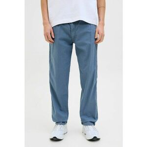 Pantaloni din amestec de in cu snur de ajustare imagine